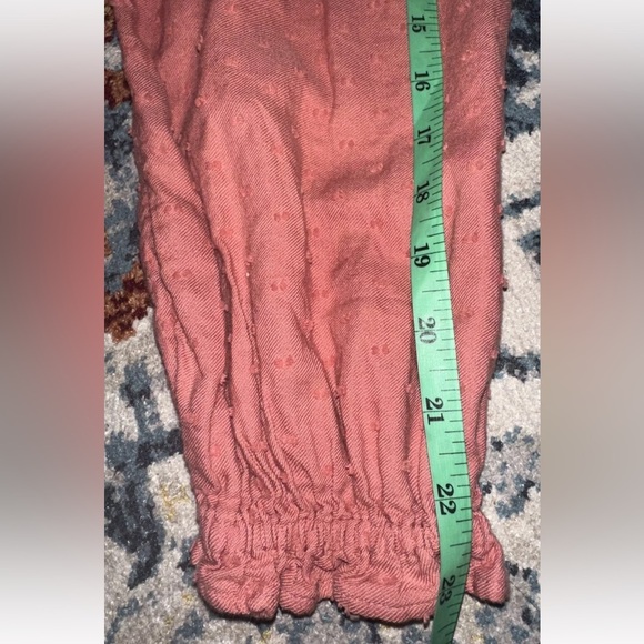 NWT Time and Tru Women's Long Sleeve Peasant Dress, Pink Camellia, Large 8-10 - Picture 13 of 14